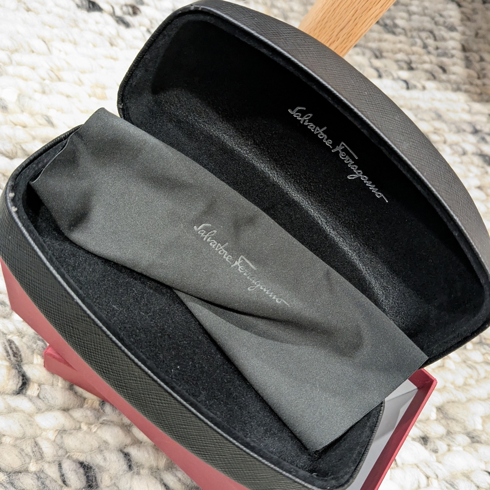 Salvatore Ferragamo Black Sunglasses Case